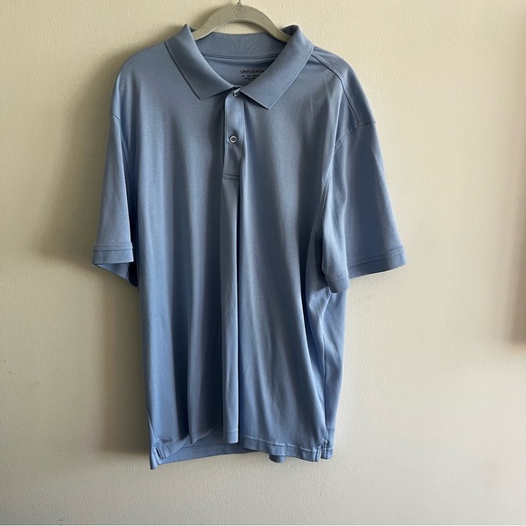 Untuckit short sleeve light blue collared shirt size XXL - Picture 2 of 10